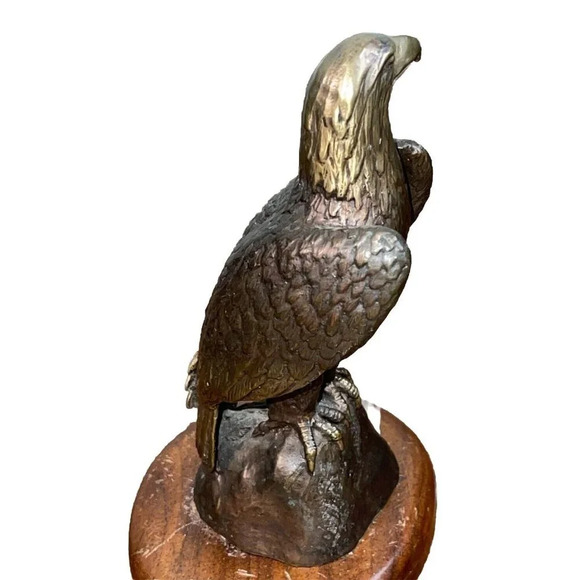 Wah Ming Chang listed Hawaii CA (1917-2003) Bronze Modernist American Eagle - Picture 2 of 12